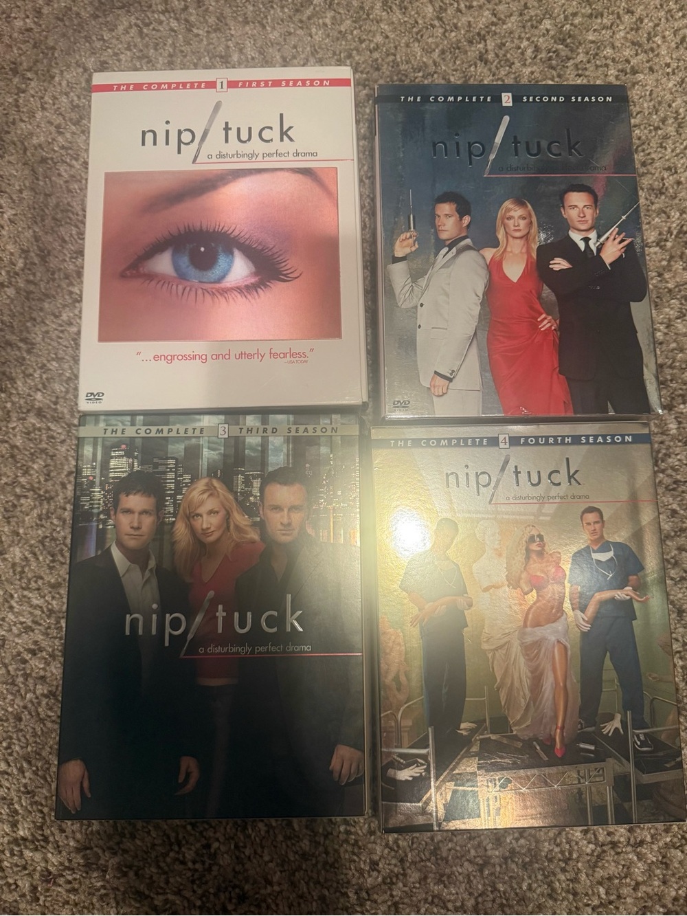 Nip/Tuck seasons 1, 2, 3 and 4